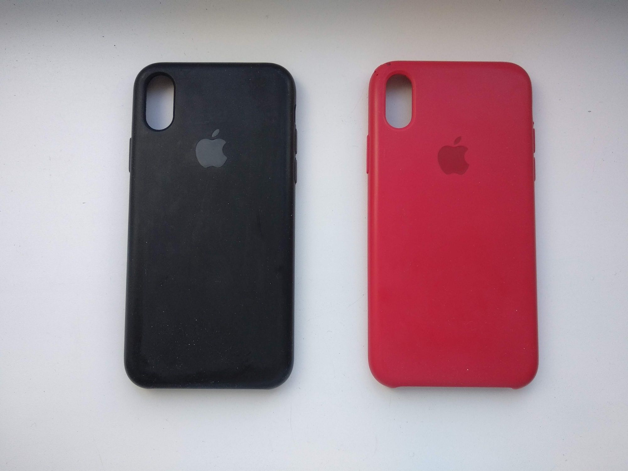 Чехол на айфон Х Max Apple Silicone Case для X Black