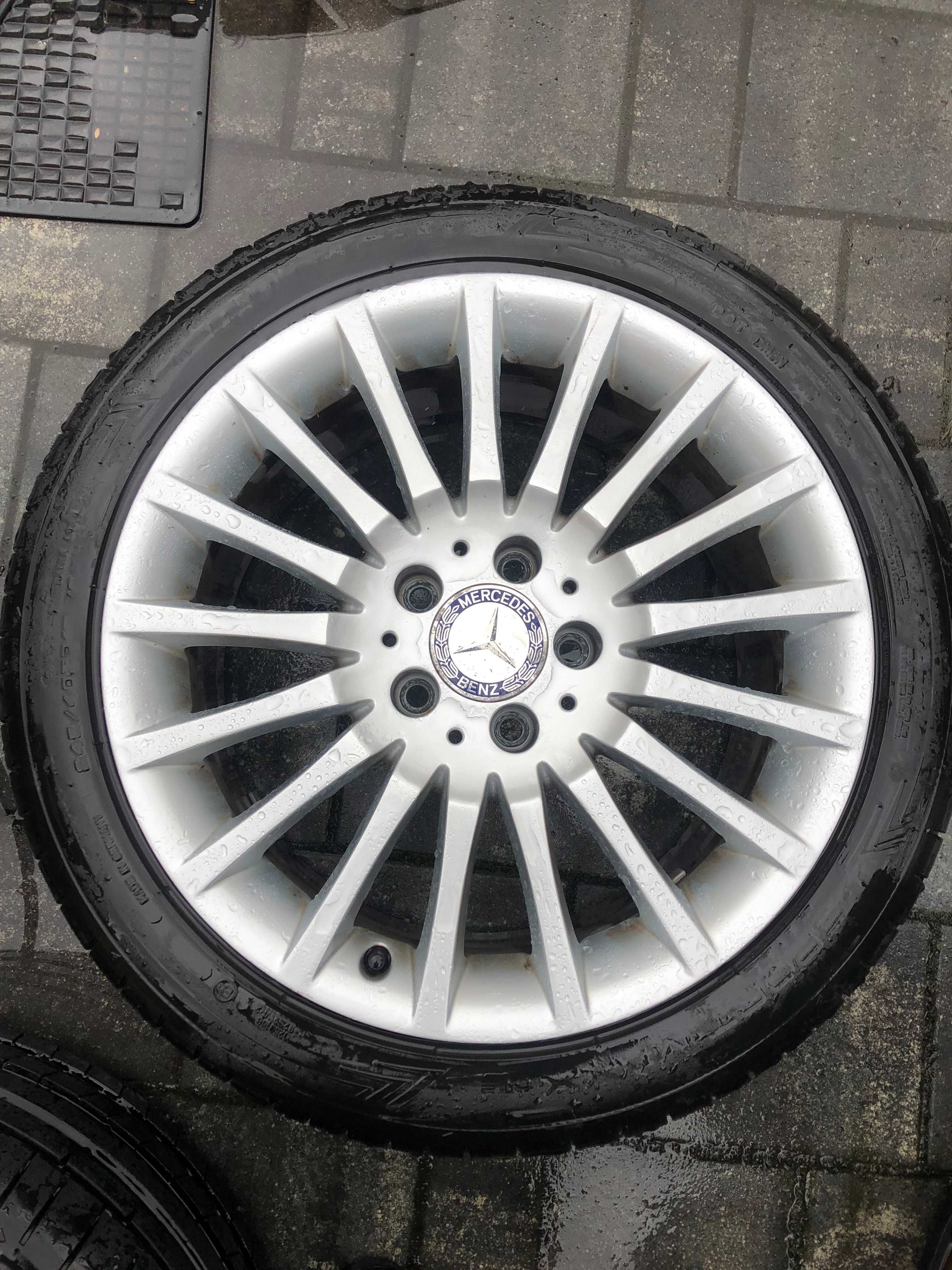 felgi koła 17 mercedes c klasa A204 Dunlop 225/45/17 i 245/45/17