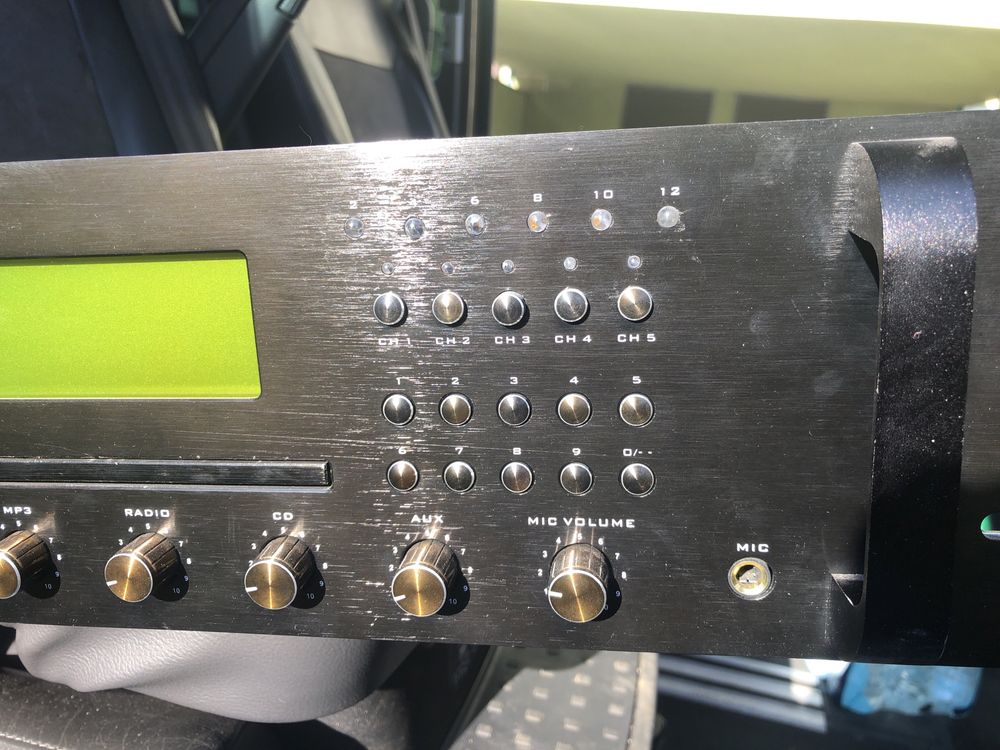 Wzmacniacz audio -ITC Audio - T-6601 Centrala 5 strefowa 60W