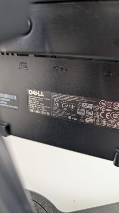 Ecrã Dell quadrado como novo de 19 polegadas