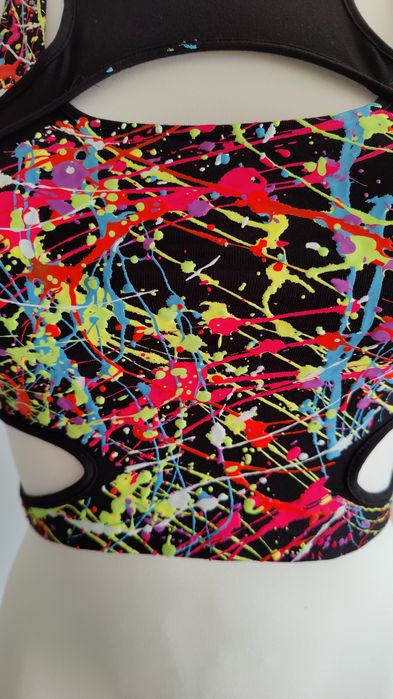 Krótki top kolorowy rozm. S /XS