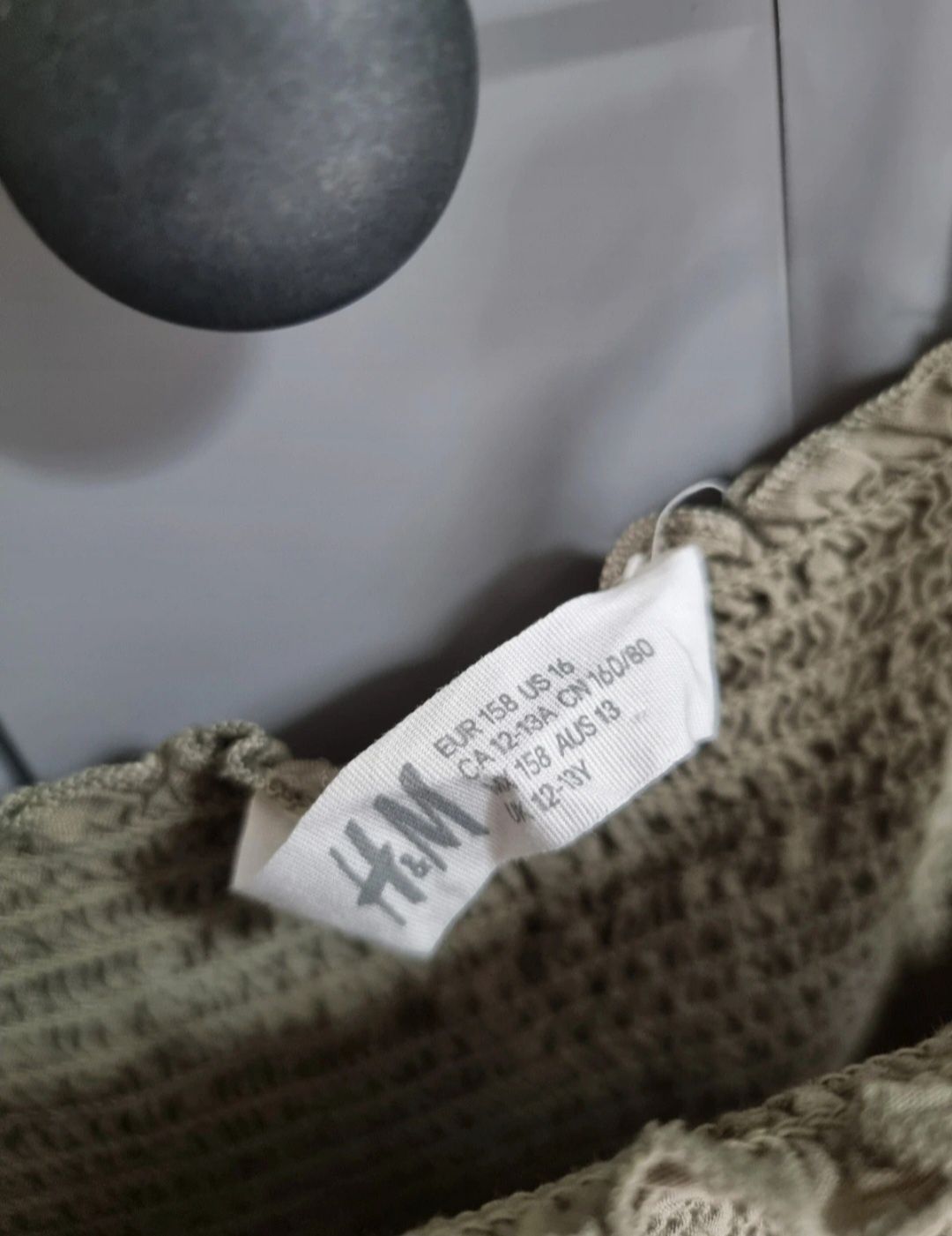 Nowy oliwkowy khaki długi kombinezon H&M 158 cm 12-13 lat