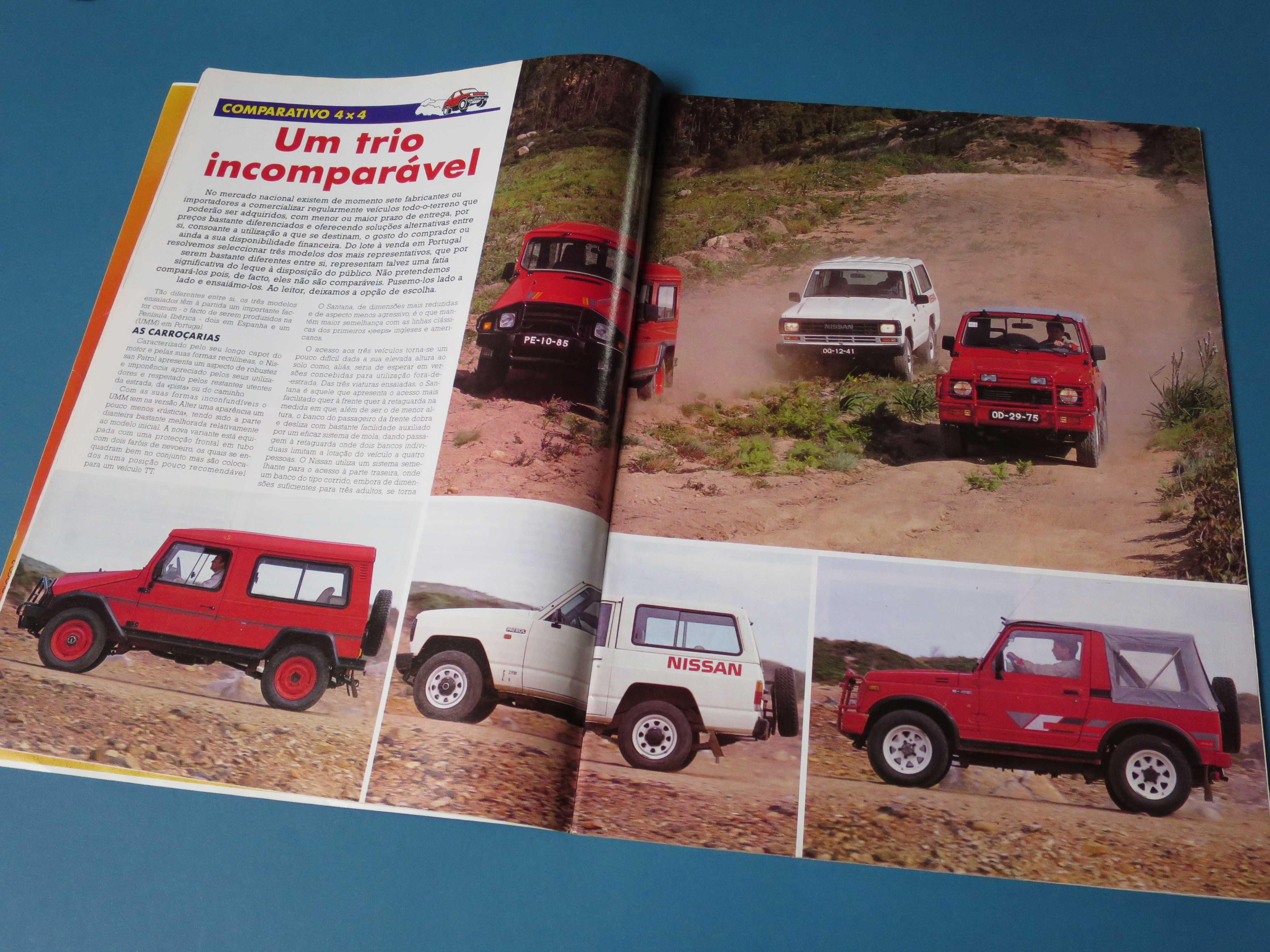 Folhetos / revistas UMM 4x4 Alter, Cournil jipe Todo o Terreno antigos