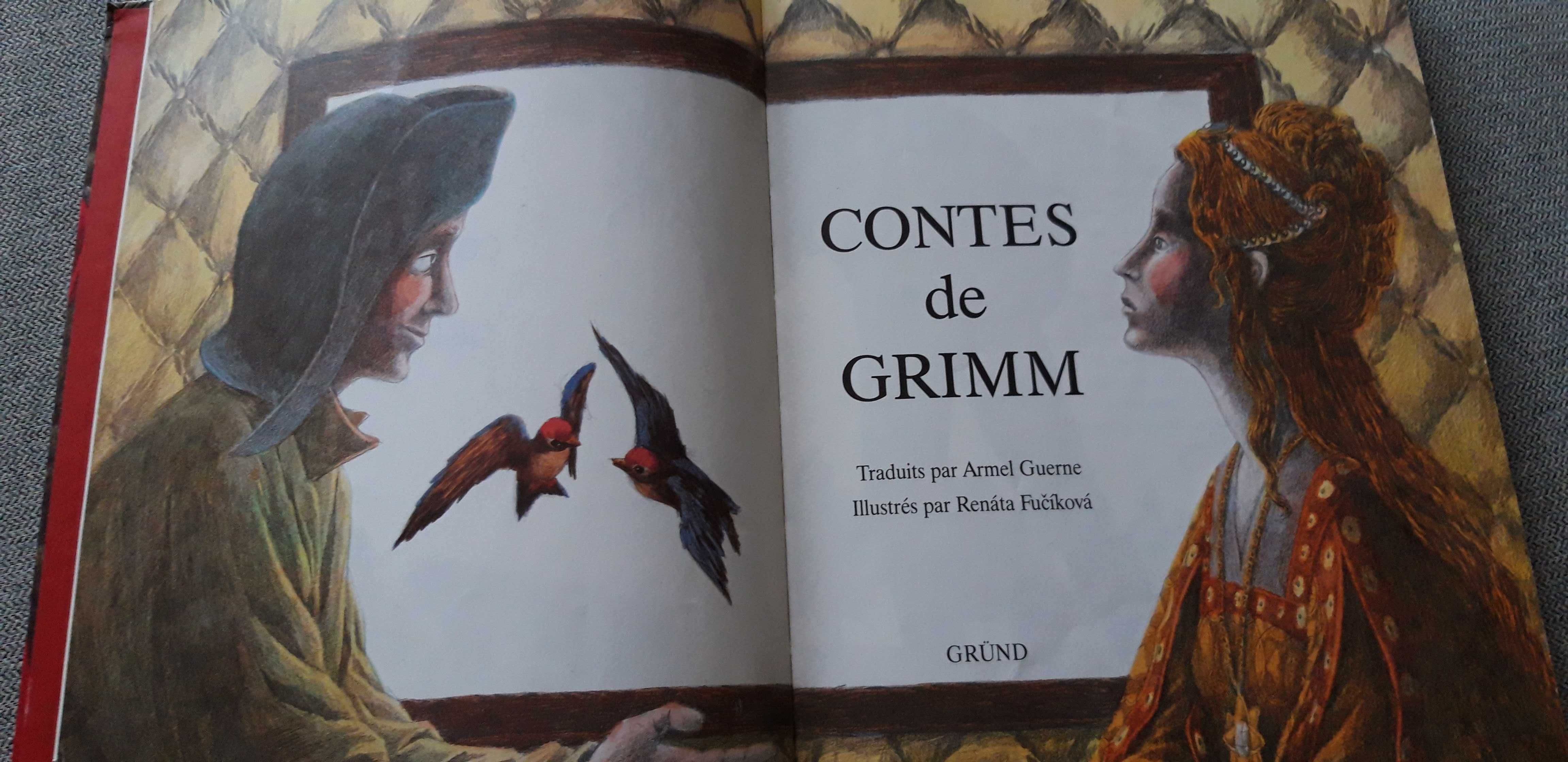 Livro em francês "Contes de Grimm"