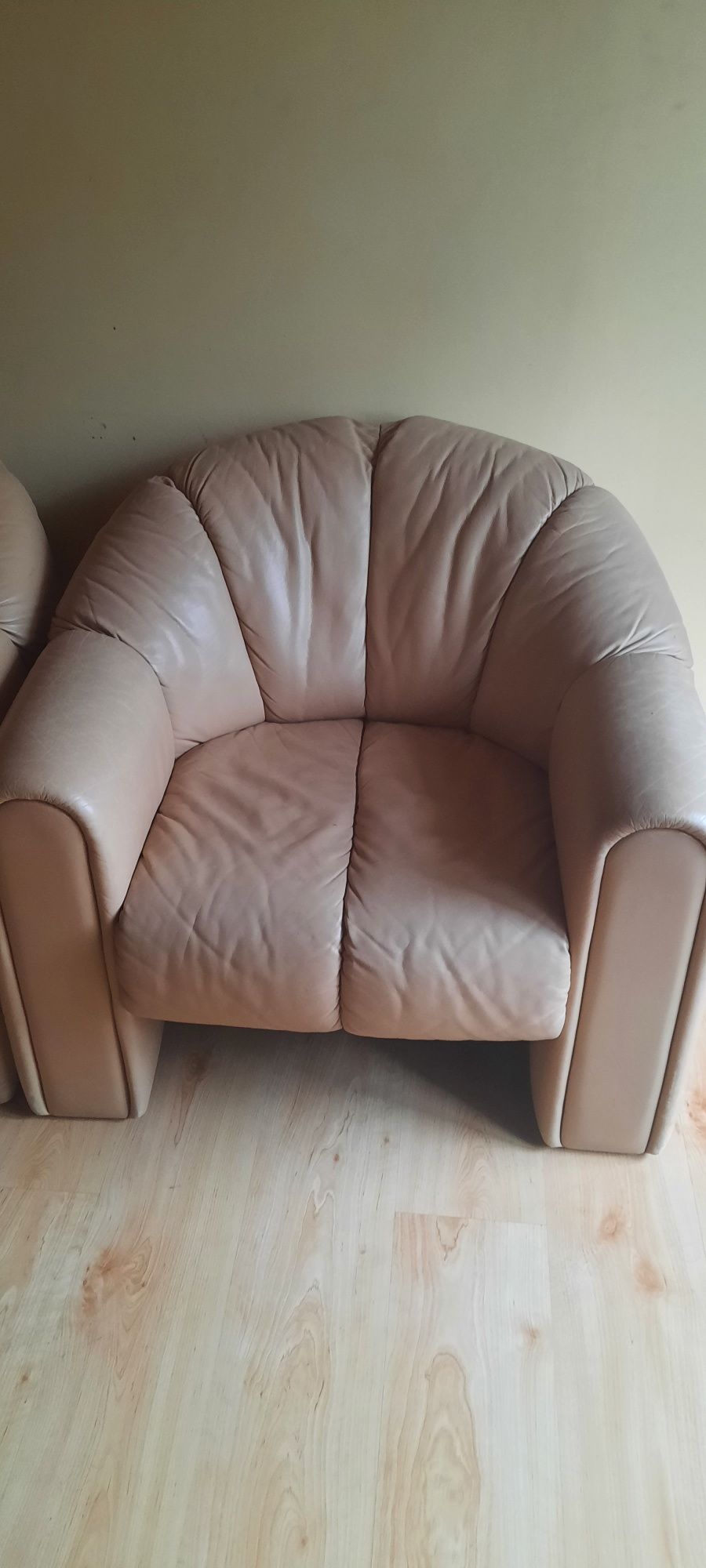 Sofa skórzana dwójka plus 2 jedynki