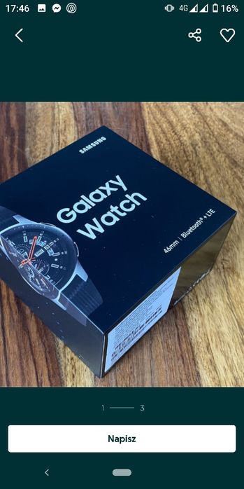 Samsung Galaxy Watch 46mm r805f LTE NOWY