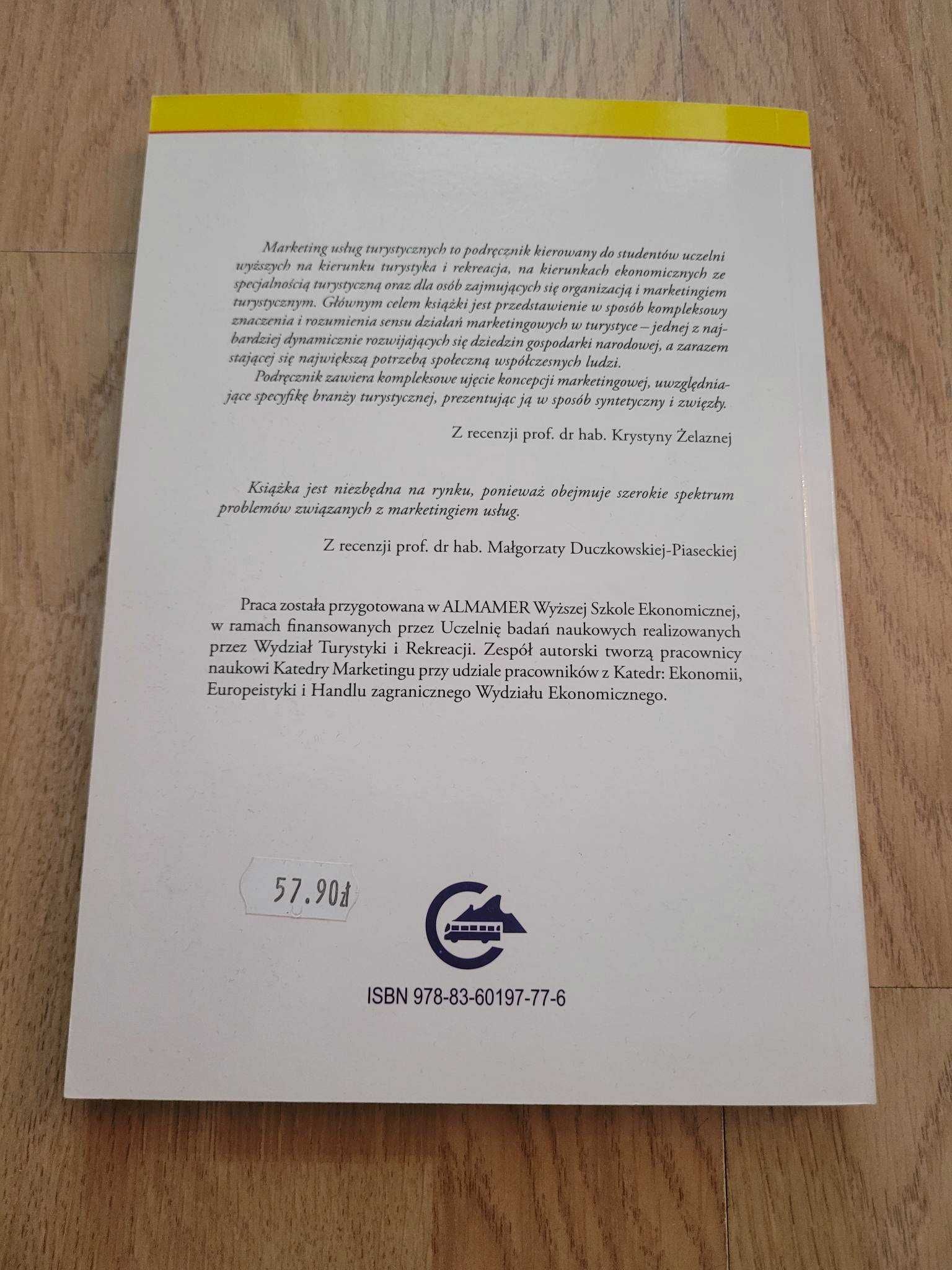 Książka "Marketing Usług Turystycznych" Danuta Dudkiewicz