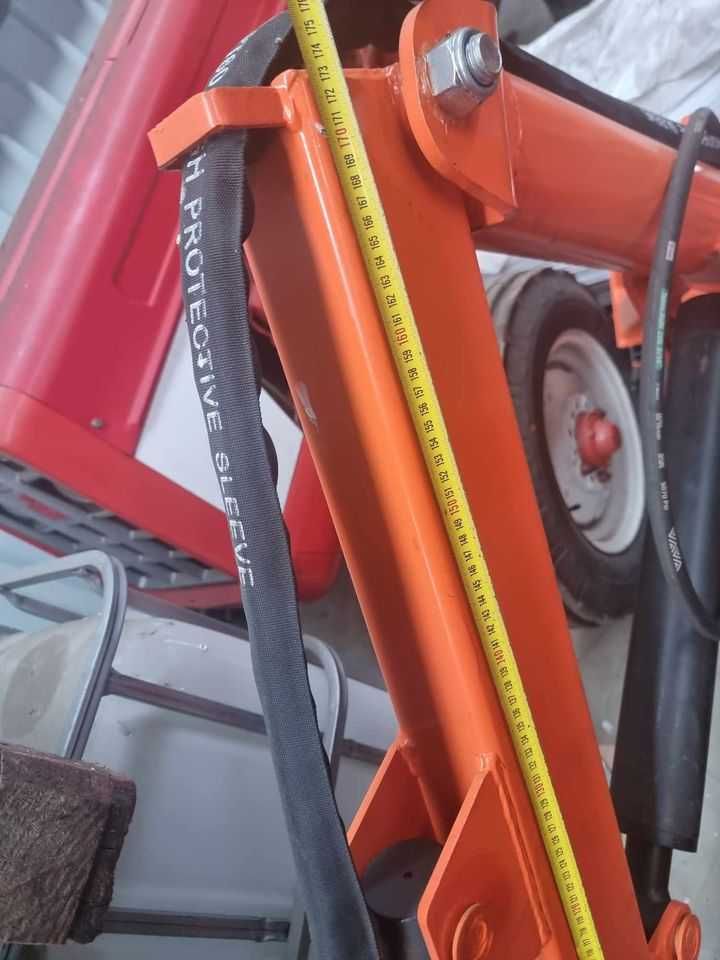 Grua guincho para trator agricola hidraulica rotativa NOVA