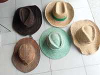 Conjunto de chapéus vintage