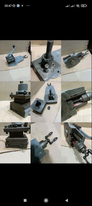 Суппорт, каретка, малая продольная  подача токарного станка