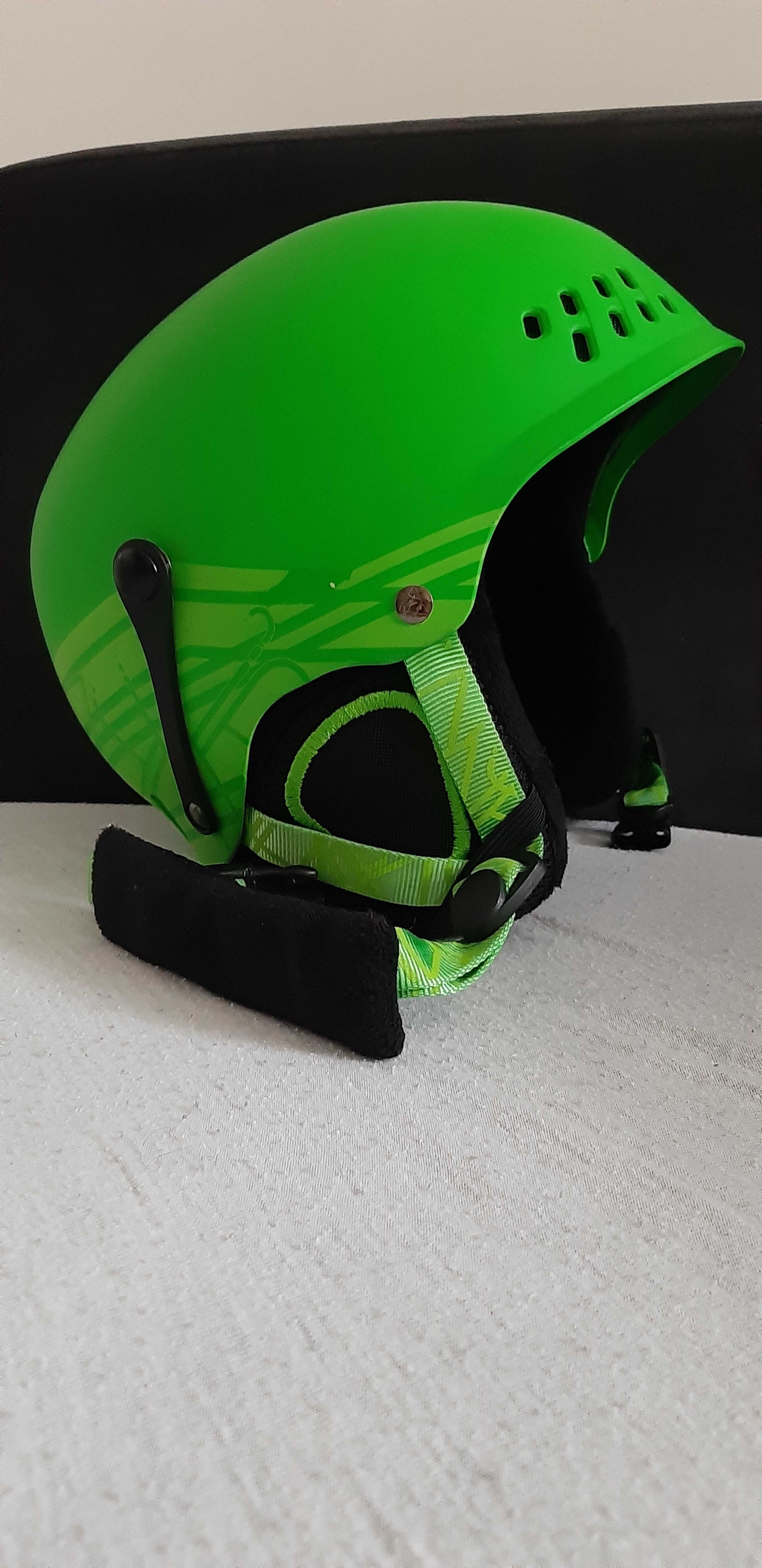 Kask narciarski k2 zielony