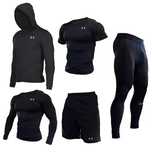 Компрессионная одежда комплект 5 в 1 Under Armour для тренировок