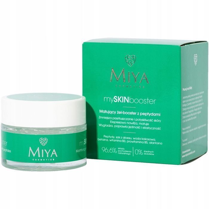 Miya Cosmetics Myskinbooster Matujący Żel-Booster z Peptydami 50ml