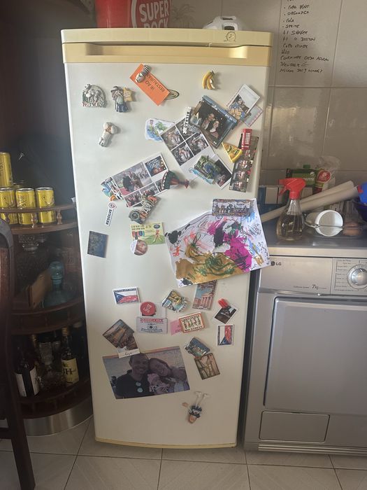 Arca congeladora vertical / carga de gás nova