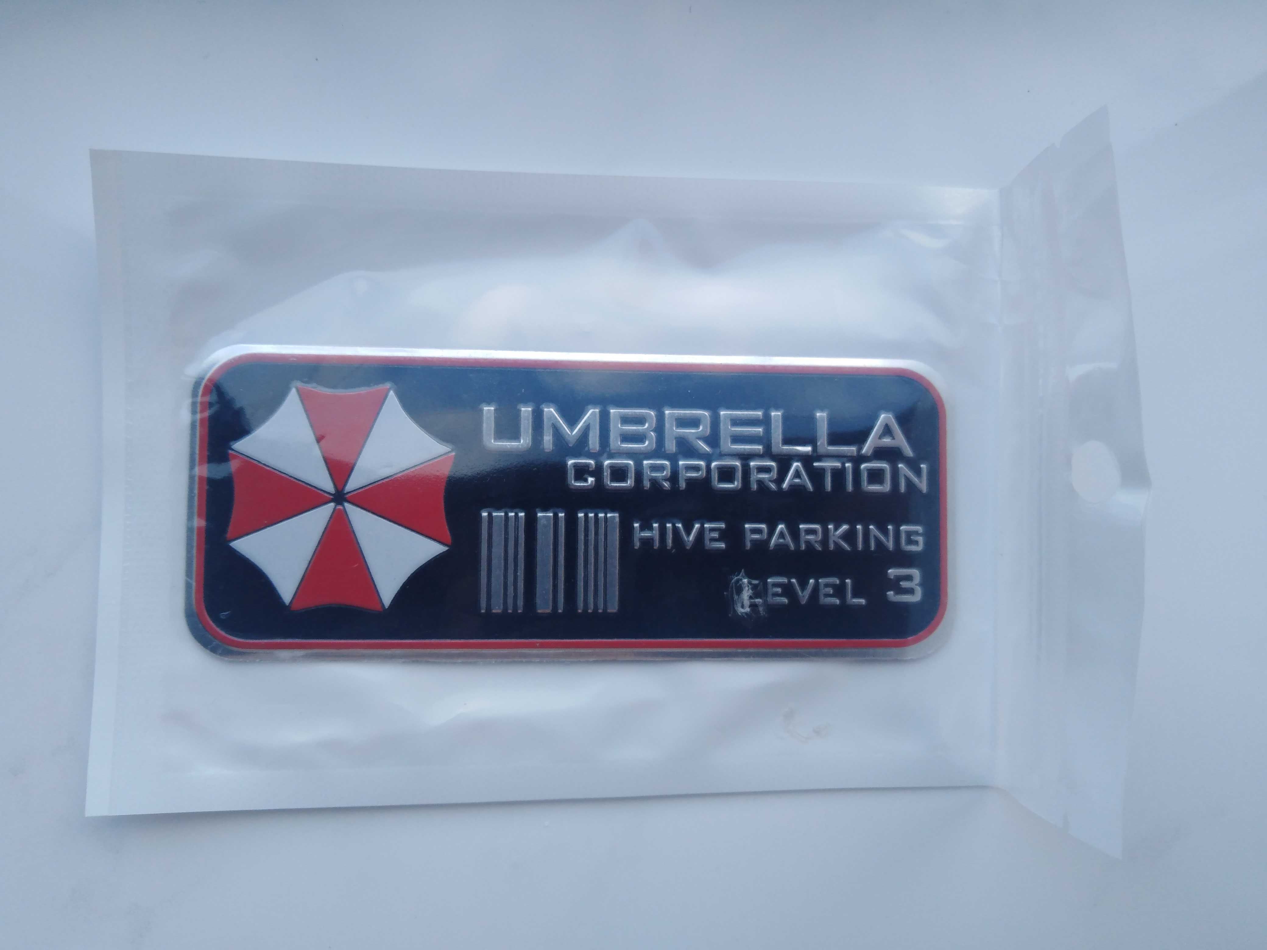 Autocolante Resident Evil Umbrella Corporation Hive Parking Level 3