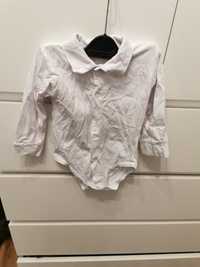 Koszulobody koszulka body białe 80 cm