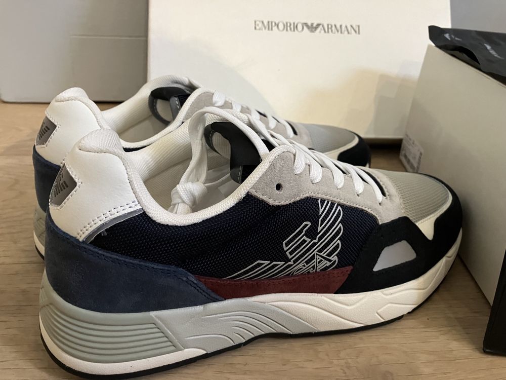 Emporio Armani markowe męskie buty / Sneakersy Nowe 43