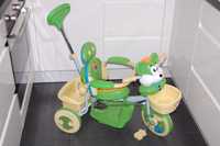 Rowerek trójkołowy, pchacz, jeździk - zielona myszka