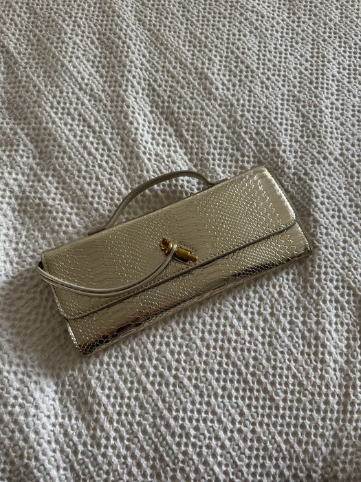 Золотий клатч сумка
