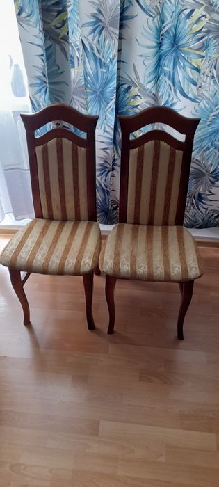 Krzesła tapicerowane,solidne-2szt.