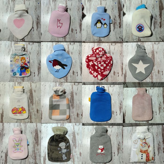 Грілка водяна із чохлом горілка водна грелка гумова дитяча