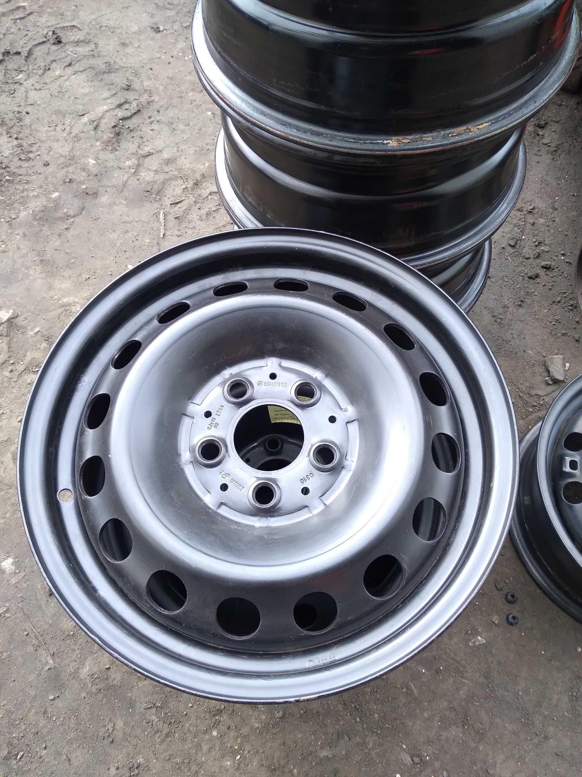 felgi stalowe 16 Mercedes Vito 5x112x65, 6Jx16H2, ET 54