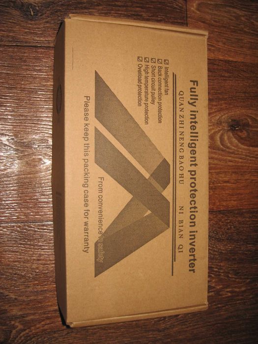 Инвертор преобразователь напряжения 12/220  чистый синус.