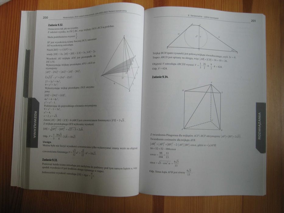 Matematyka zbiór zadań maturalnych 2002 -2023 OE rozszerzony jak nowy