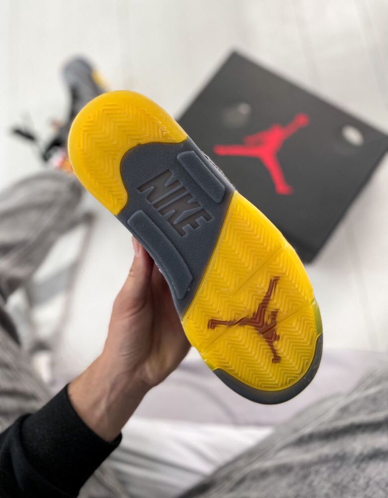Buty Nike Air Jordan 5 Retro x Off-White Muslin 40-45  meskie trampki