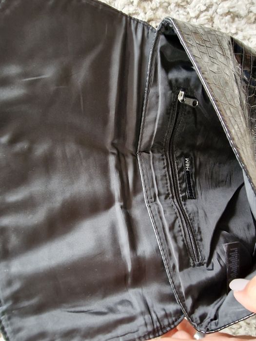 Kopertówka torebka lakierowana H&M