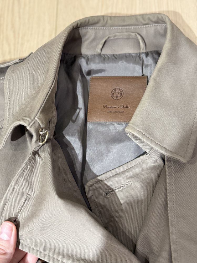Тренч пальто massimo dutti оригинал на подкладе ML