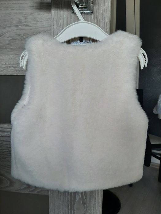 Bezrękawnik kamizelka futerko 95-101 cm