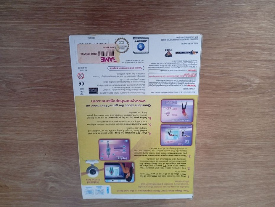 Your Shape + Câmara wii Completo