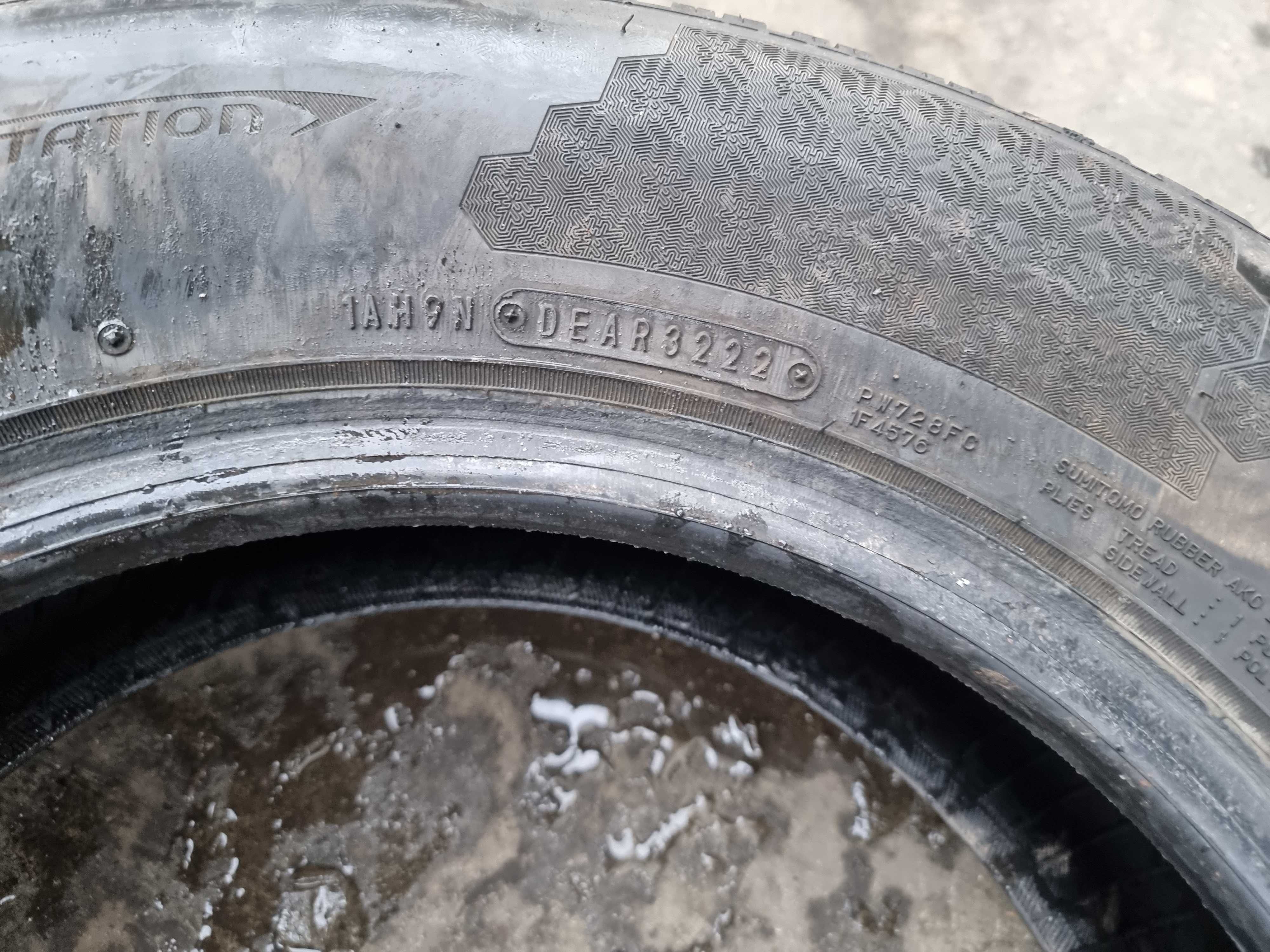 Opony 2 szt. 195/65/15 2022 r. Falken Eurowinter HS02 DOT 3322 6,6 mm