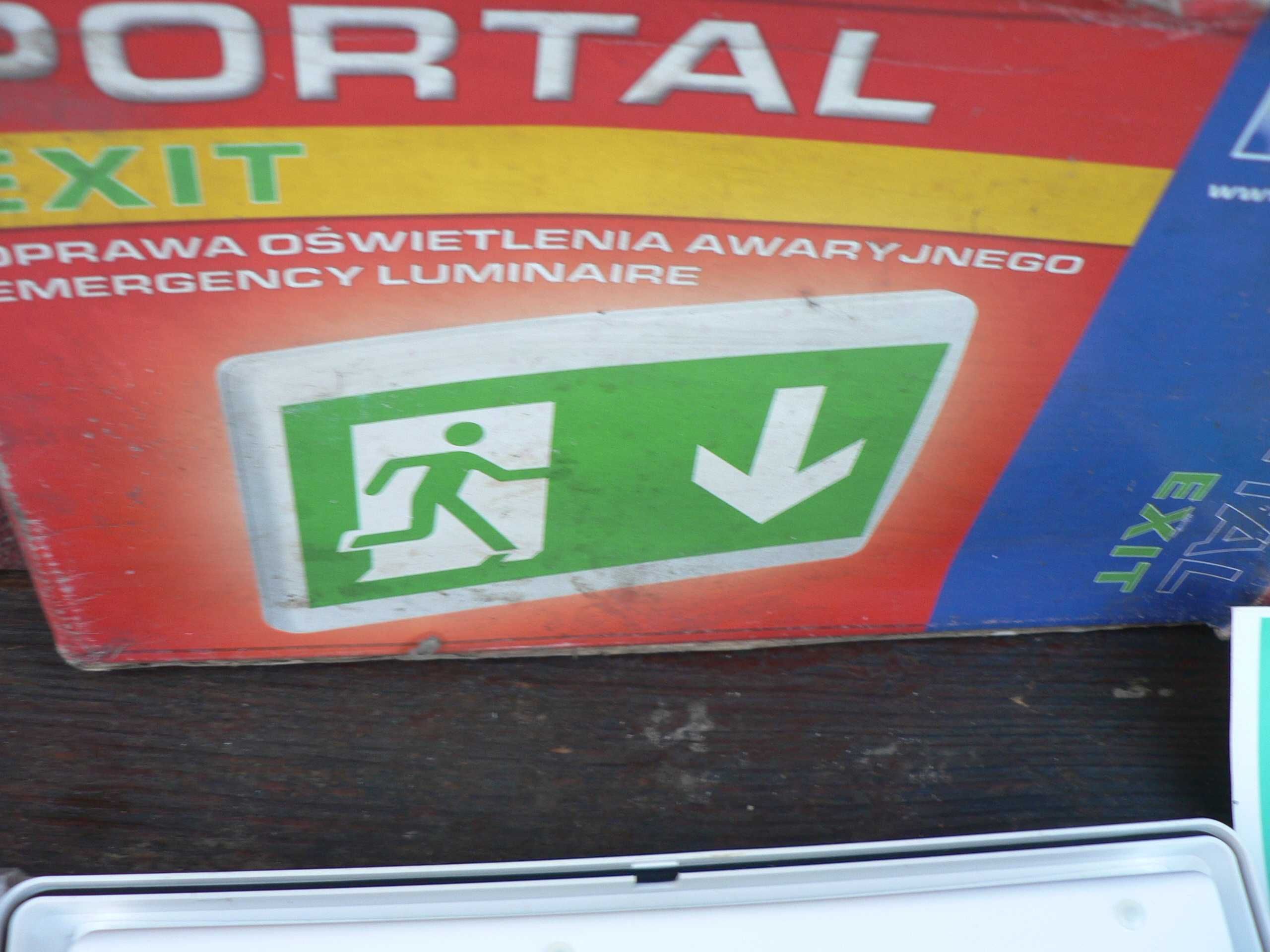Lampa wyjście ewakuacyjne
