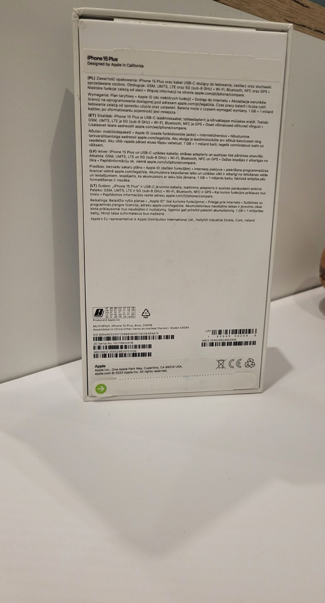IPhone 15 plus jak nowy