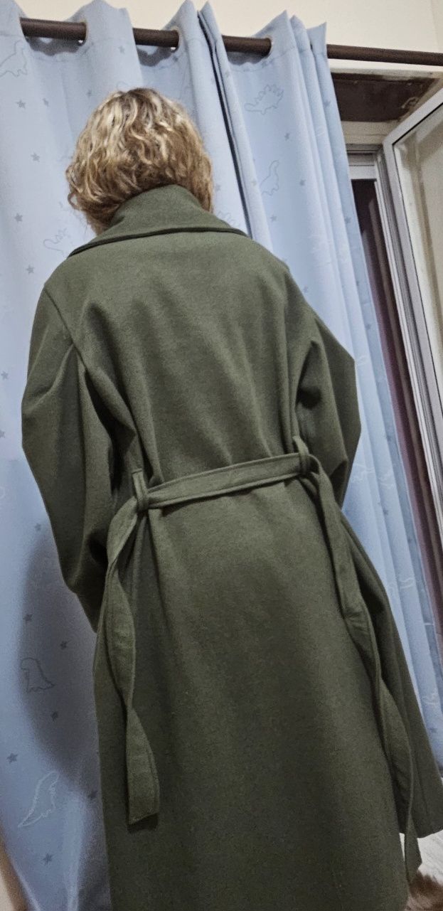 Sobretudo fazenda oversize novo