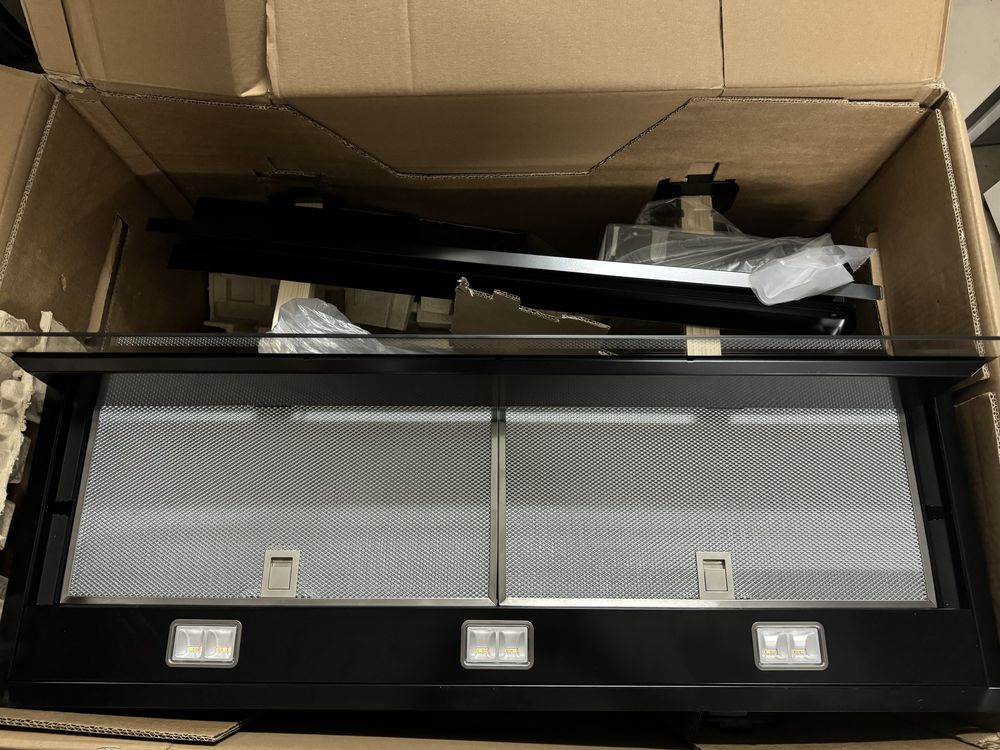 Exaustor BOSCH DBB97AM60 (460 m3/h - 90 cm - Preto) ( NOVO C/ garantia