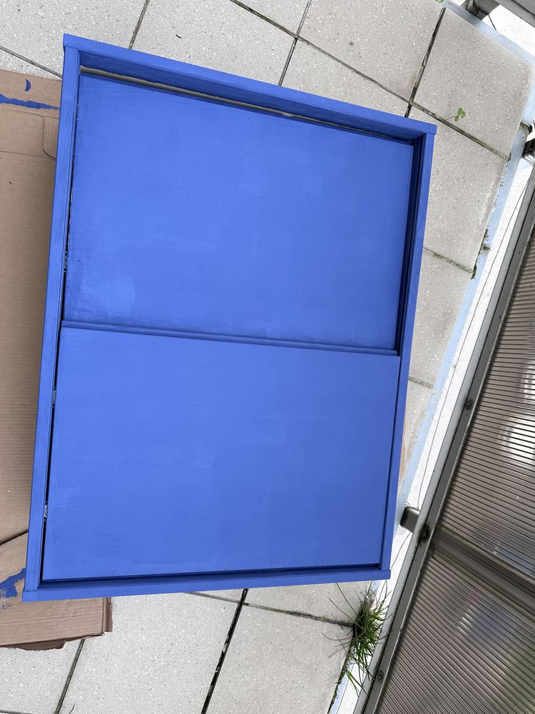IVAR IKEA SZAFKA nowa, pomalowana na niebiesko