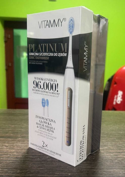 Nowa Szczoteczka Elektryczna Vitammy Platinum TB9051