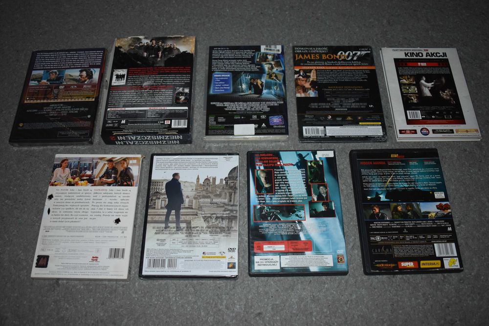 Filmy DVD Blu-Ray Zestaw filmów akcja sensacyjne akcji sensacja 32szt