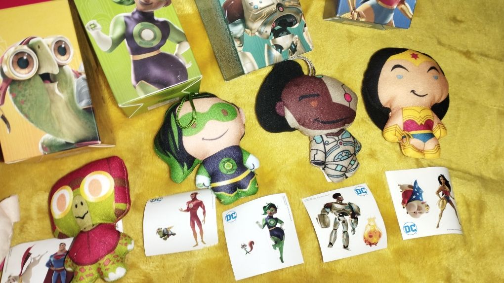 Макдональдс DC суперпитомцы мягкие игрушки Крипто Лулу киборг брелоки