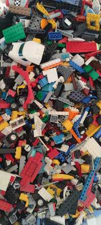 LEGO 1 kg + 3 minifigurki MIX miks Star wars castle pirates City Harry