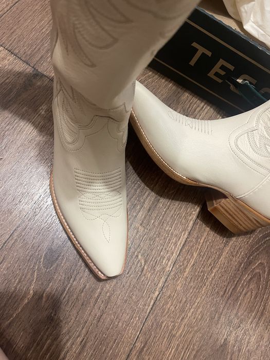 Продам кожаные козаки TECOVAS из США! Оригинал!