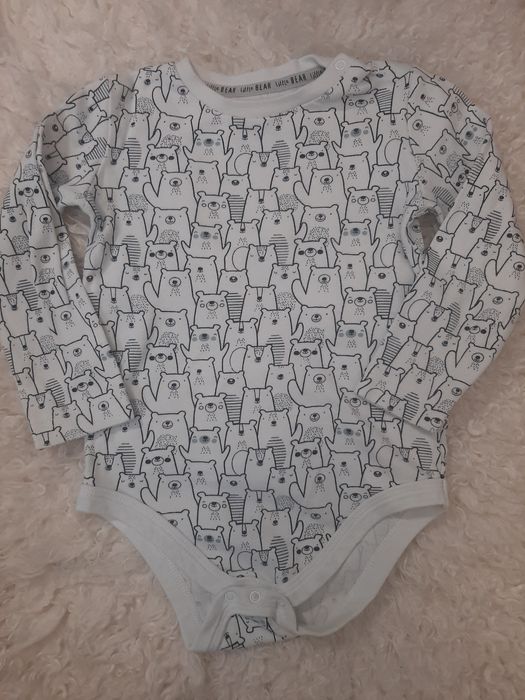 Body z długim rękawem F&F, rozmiar 92