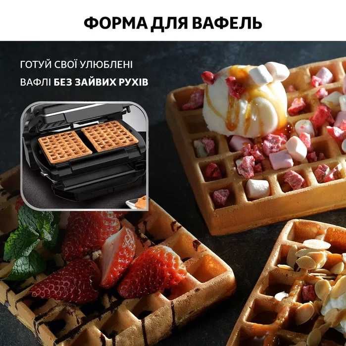 Гриль TEFAL OptiGrill+ GC716D12 C Формой ВАФЛИ Original! и GC714,GC722