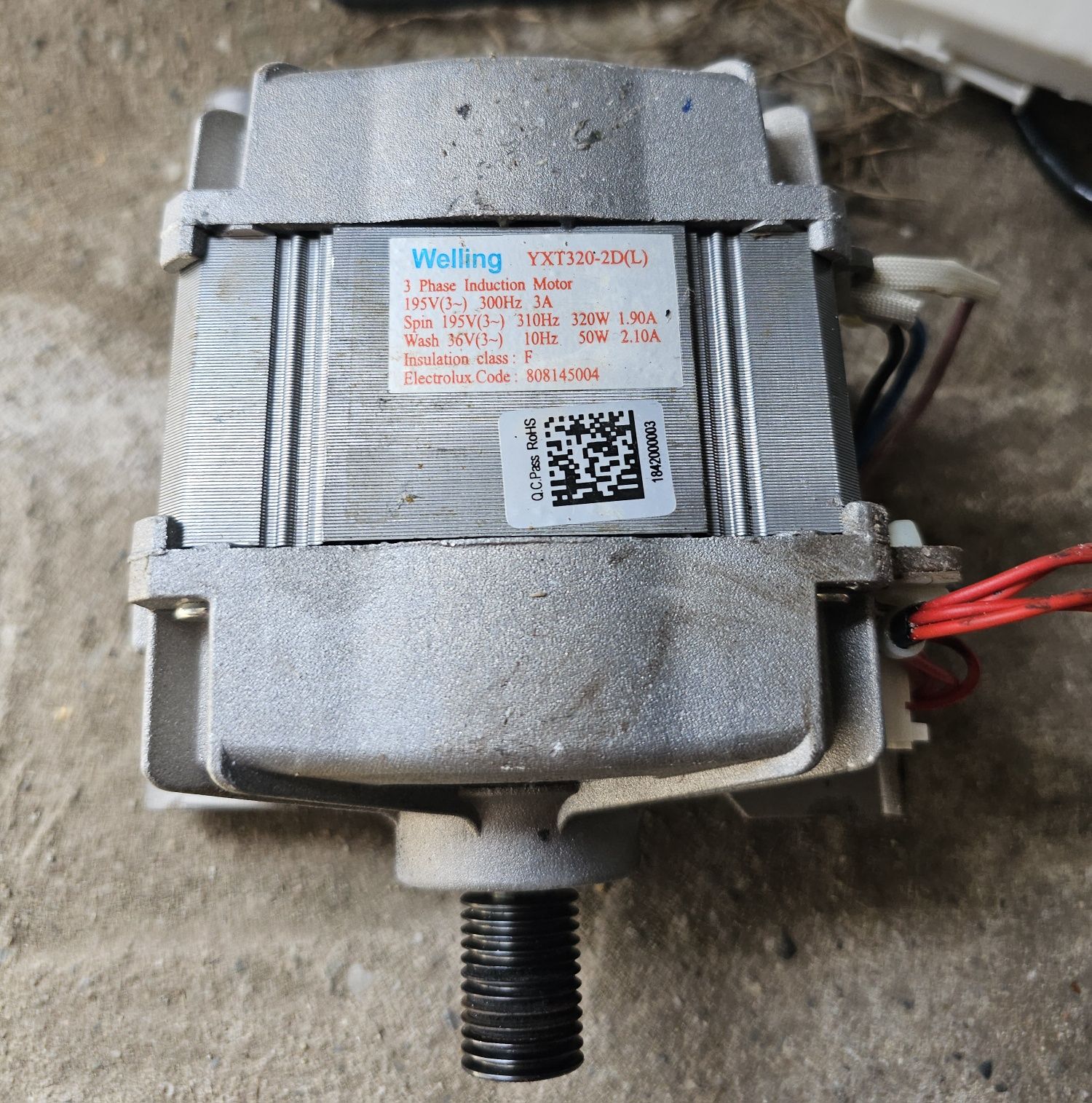 Silnik inwerterowy welling yxt320-2(l) elektrolux