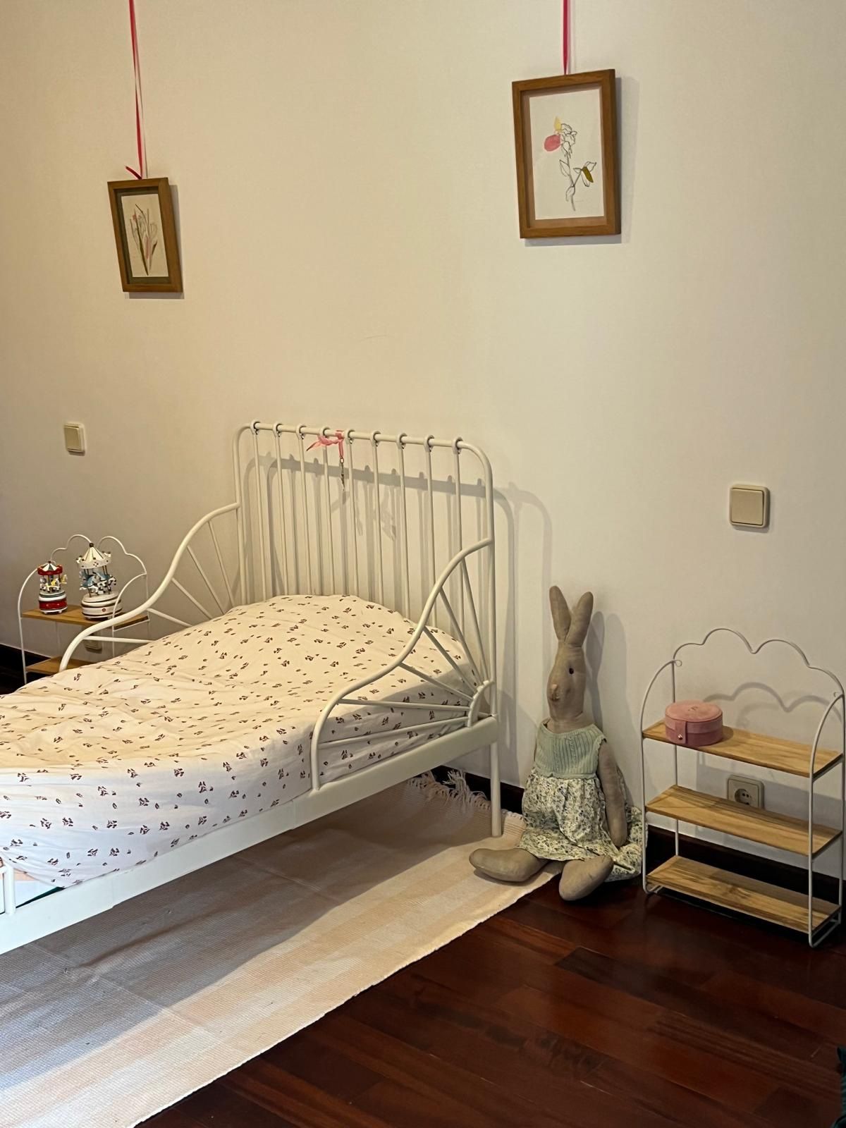 Cama extensível ferro com colchão incluído