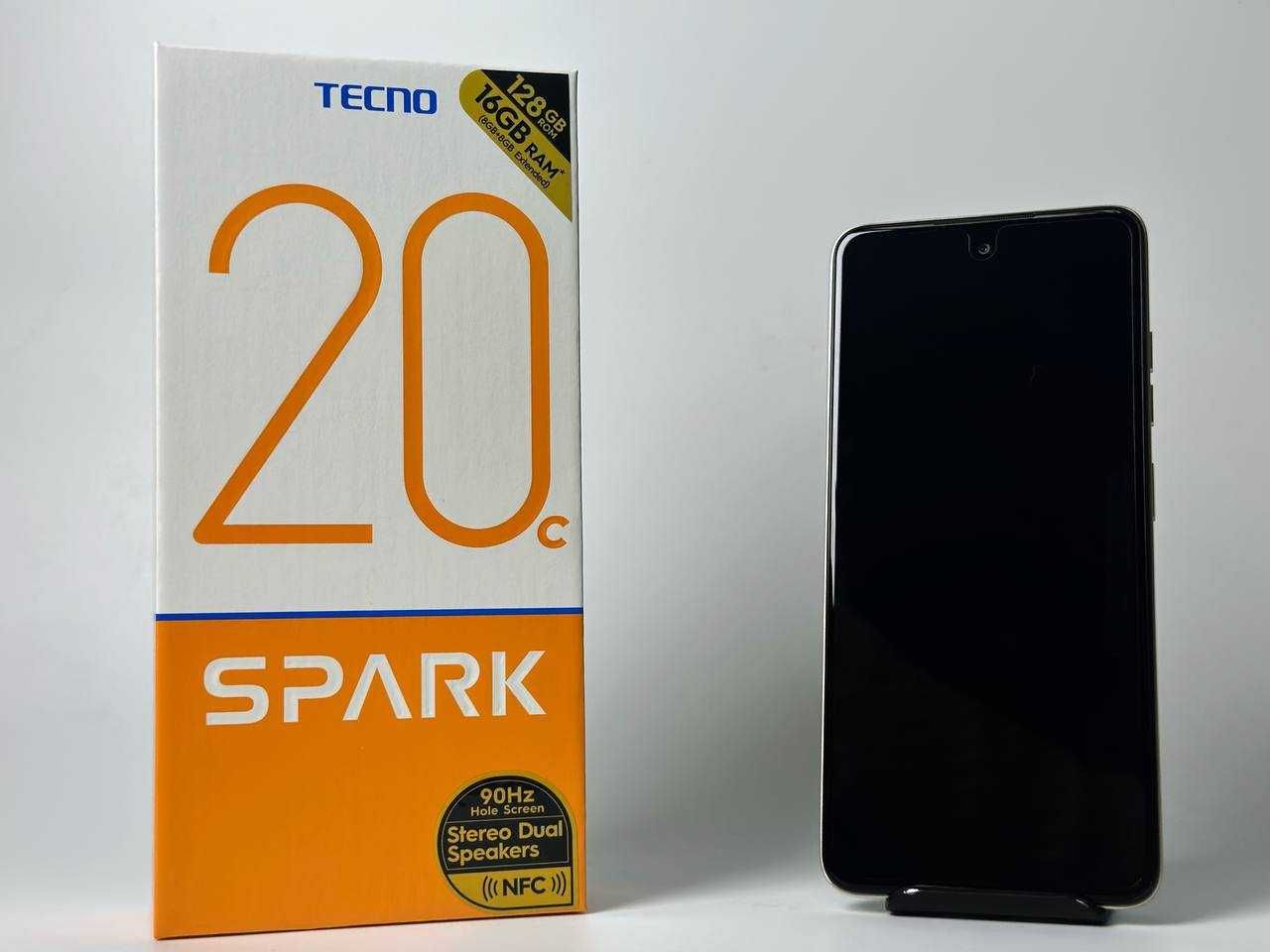 Мобільний телефон Tecno Spark 20C 8/128GB NFC Green Смартфон Купити