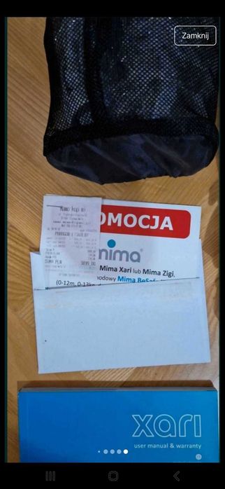 Mima Xari 2w1 Rose Gold Snow White wózek spacerowy gondola